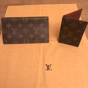 LOUIS VUITTON Check/Bill Wallet & Card holder